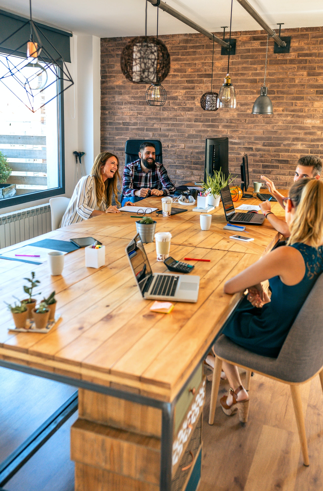 People in a business meeting in the office